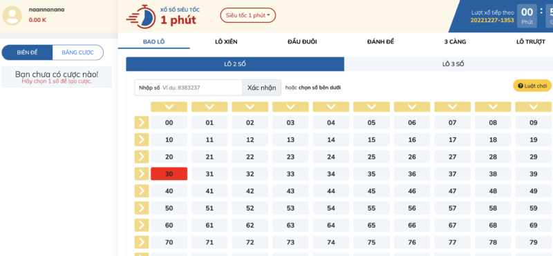 Lô xiên có xác suất thắng khá cao