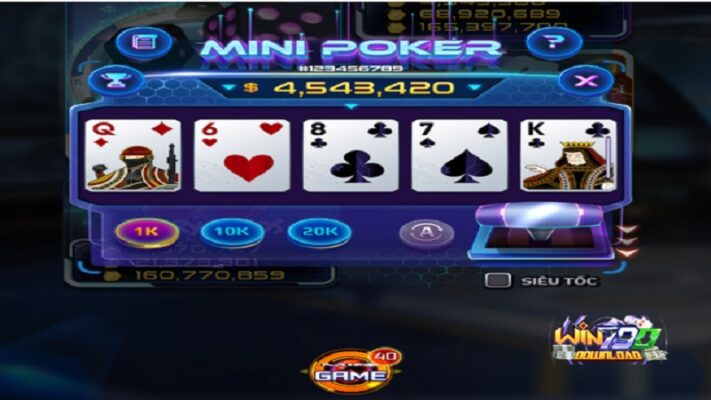 Giới thiệu về mini poker tại uk88