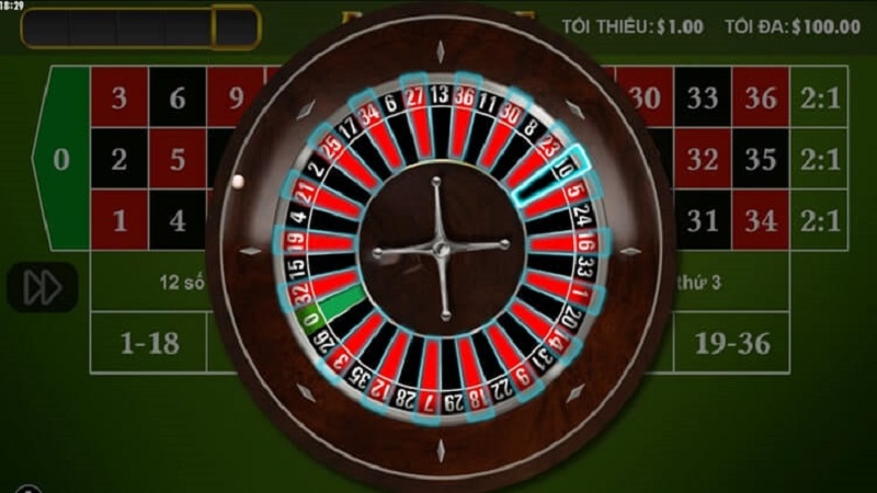 Các bước chơi game roulette đơn giản