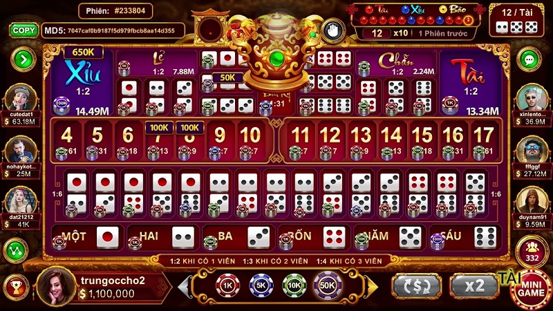 Kinh nghiệm chơi game sicbo
