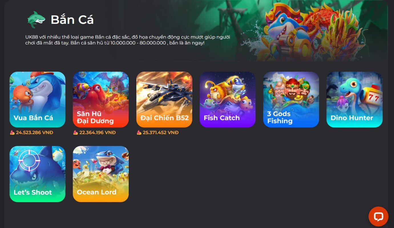 Nổ hũ cực đã với Vua bắn cá tại UK88