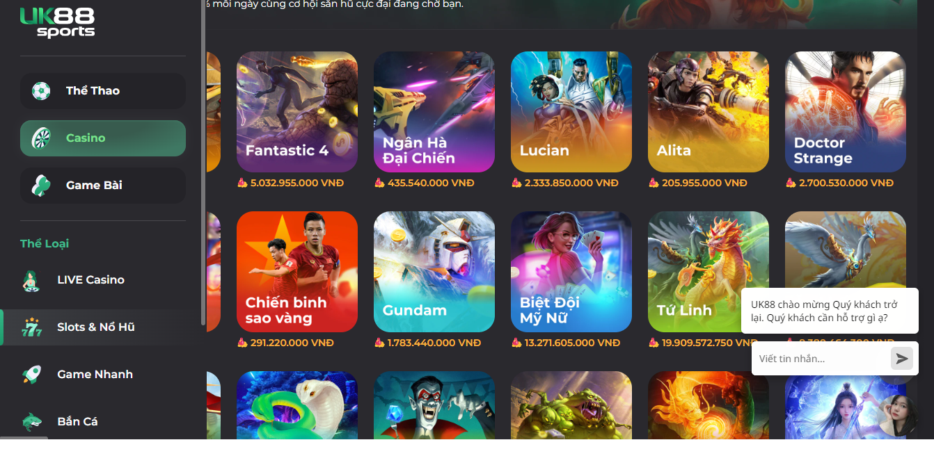 Uk88 nhà cái uy tín hàng đầu hiện nay