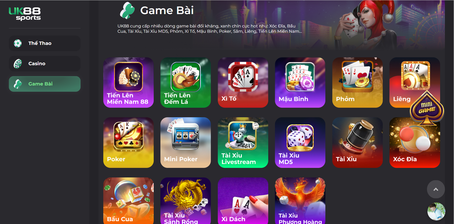 Uk88 địa chỉ chơi game bầu cua hấp dẫn hiện nay